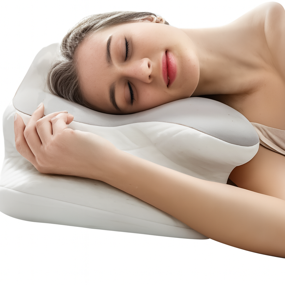 PostureNest™ – Ergonomic Pillow for Neck & Shoulder Support