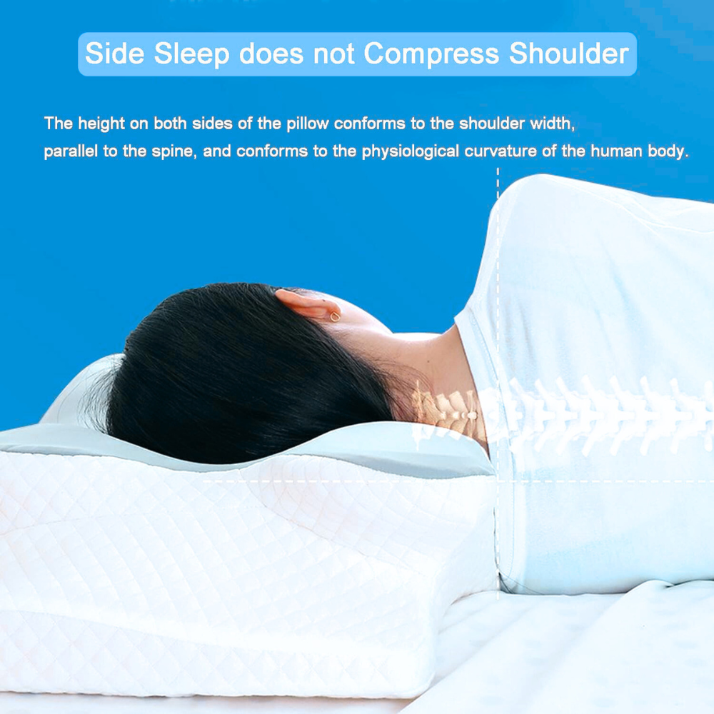PostureNest™ – Ergonomic Pillow for Neck & Shoulder Support