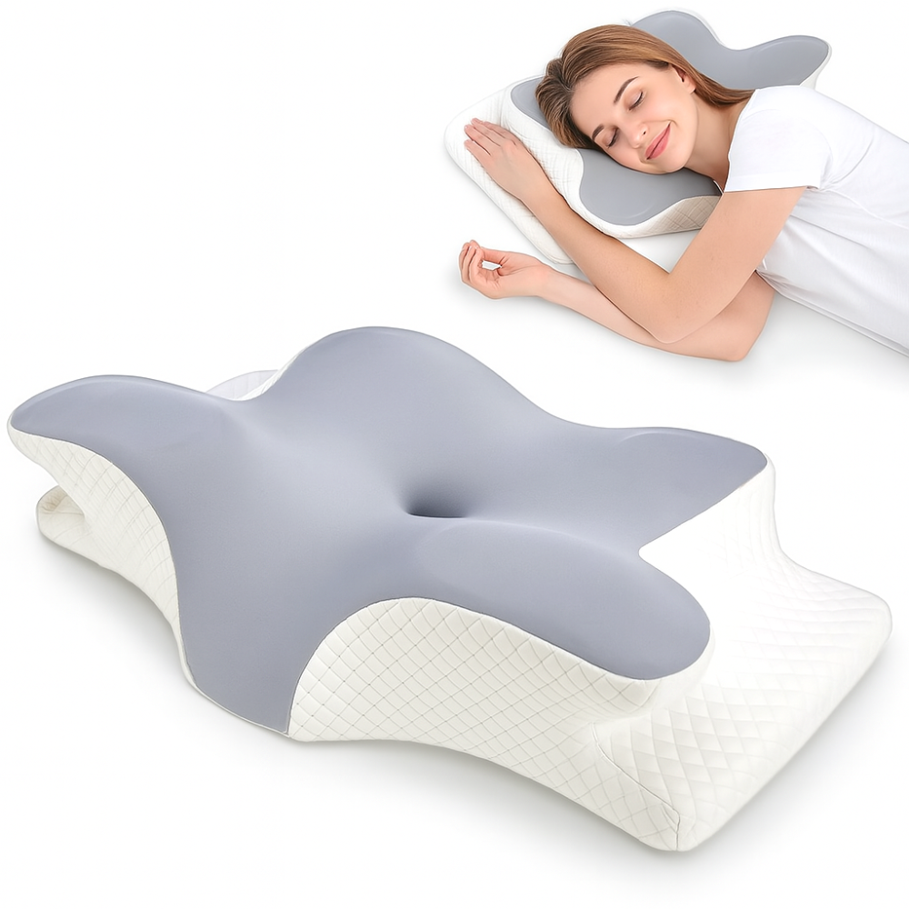 PostureNest™ – Ergonomic Pillow for Neck & Shoulder Support